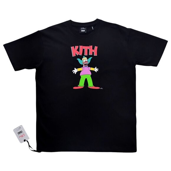 Kith x The Simpsons Krusty T-shirt Black - Picture 1 of 4